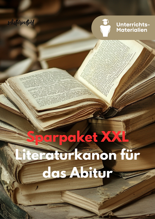 Sparpaket XXL: Unterrichtsreihen für die Pflichtlektüren im Deutsch-Abitur