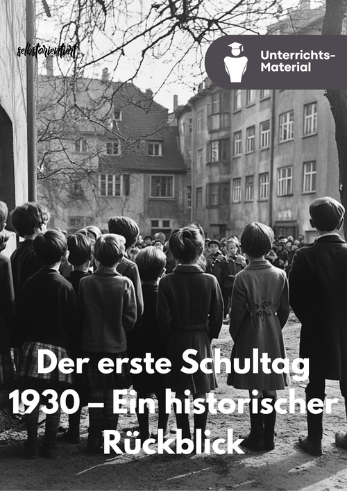 Der erste Schultag 1930 – Historischer Rückblick für die SEK II