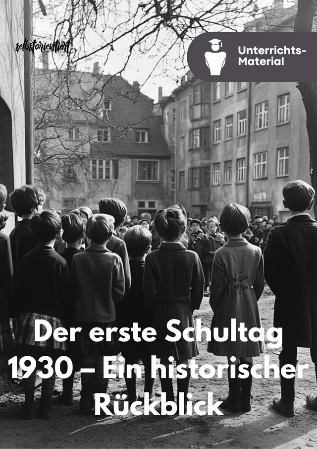 Der erste Schultag 1930 – Historischer Rückblick für die SEK II