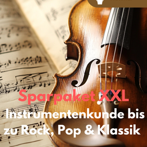 Komplettpaket Musikunterricht – Von Instrumentenkunde bis Popmusik | 18 kreative Materialien für Klasse 5–12