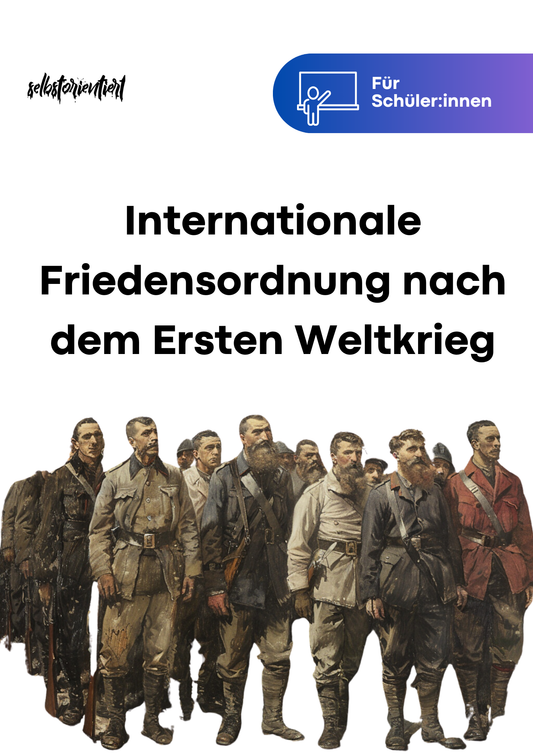 Lernheft "Internationale Friedensordnung nach dem ersten Weltkrieg"