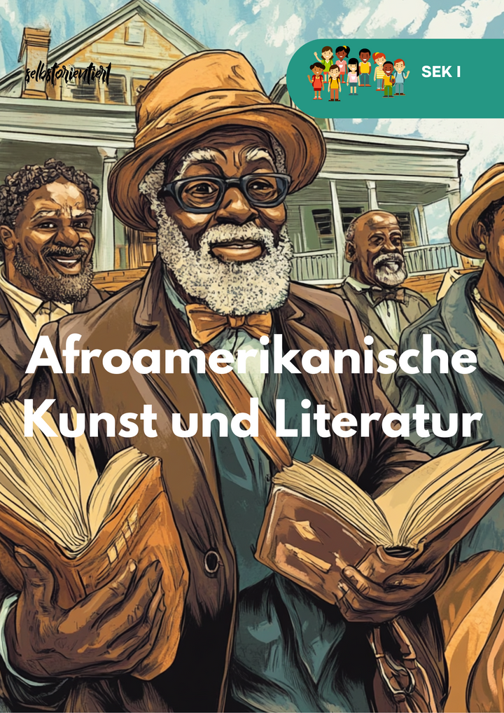 Kunst und Literatur Schwarzer Menschen – Unterrichtsreihe Sek I, Titelbild