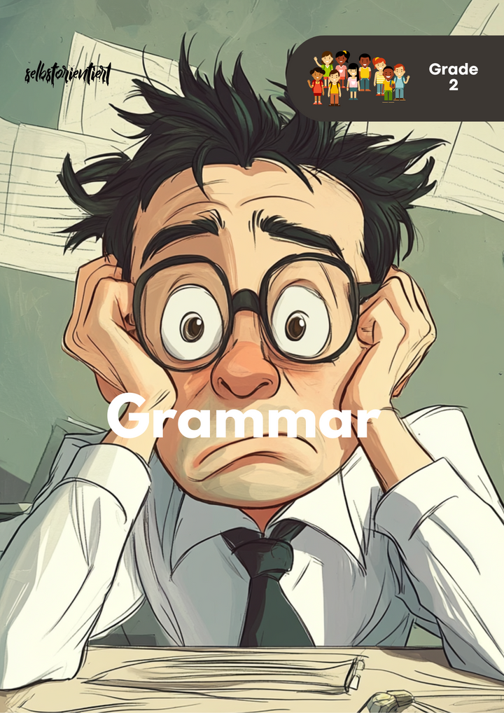 Englisch Grammatik Klasse 2 – Satzbau, Nomen, Verben & Zeichensetzung
