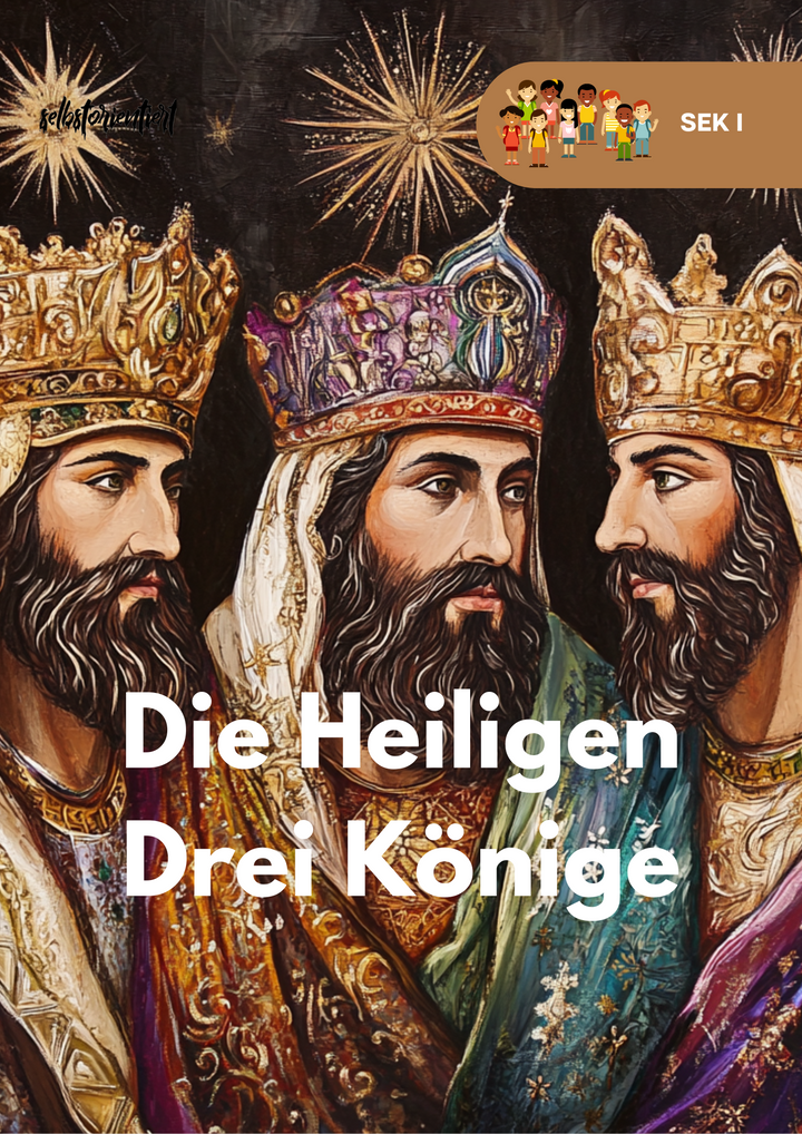 Die Heiligen Drei Könige – Unterrichtsreihe Religion, Titelbild
