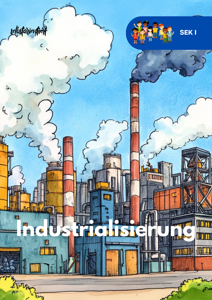 Industrialisierung – Unterrichtsreihe Geschichte Sek I, Titelbild