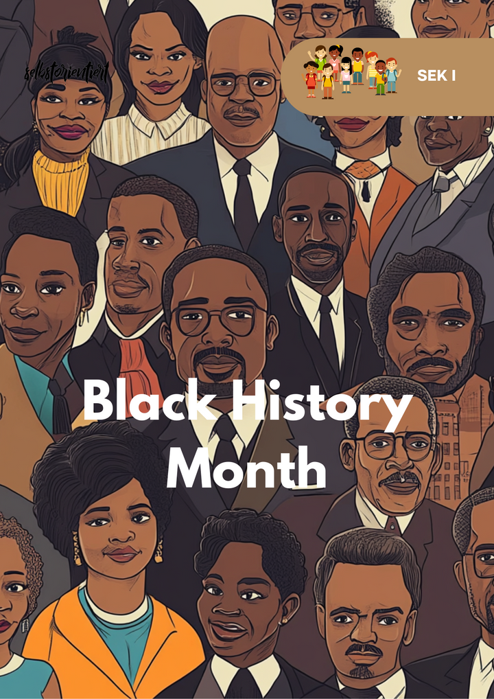 Black History Month – Unterrichtsreihe Geschichte Sek I, Titelbild