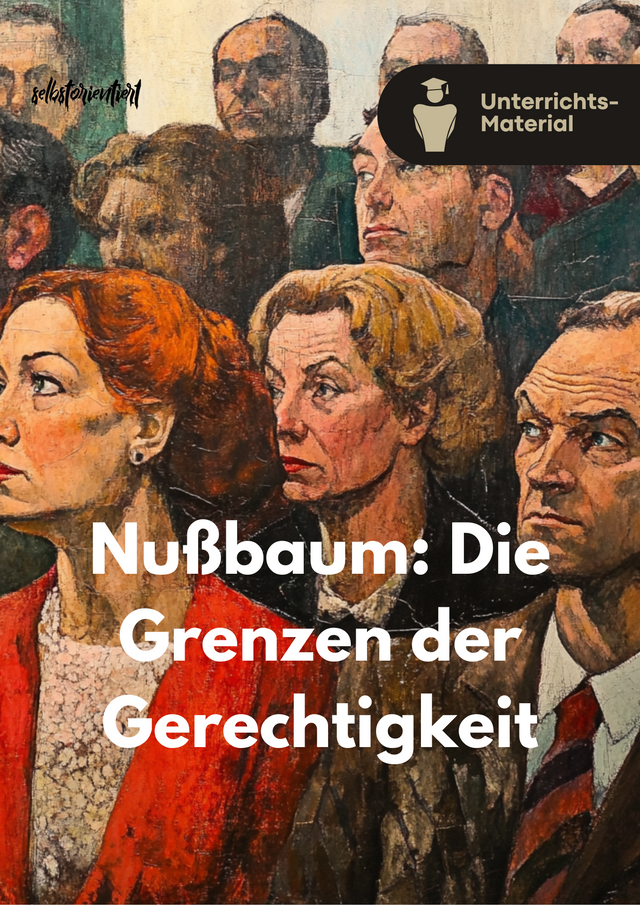 Nußbaum: Die Grenzen der Gerechtigkeit - Unterrichtsreihe