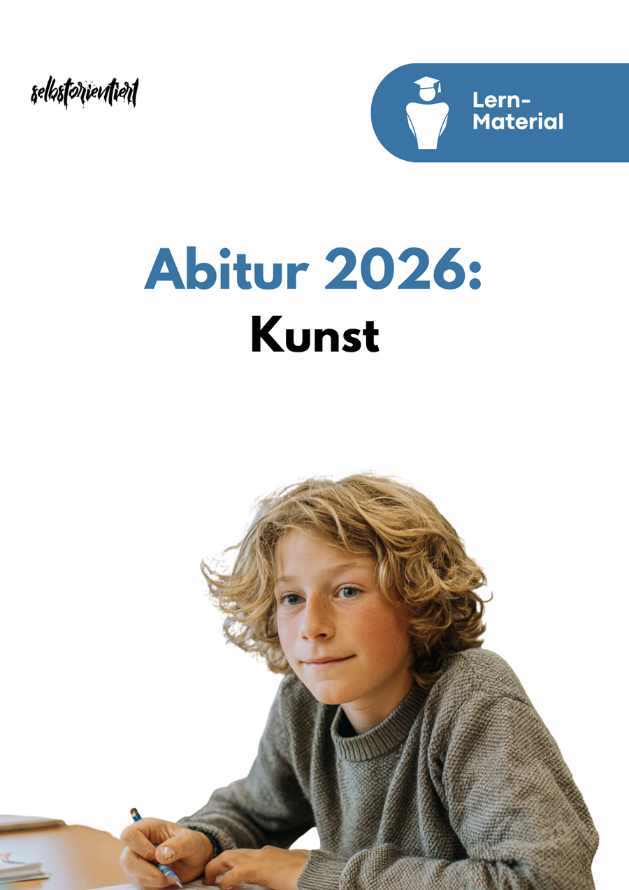 Kunst Abitur 2026 Komplettkurs – Bildanalyse, Kunstgeschichte und Interpretation für die Oberstufe