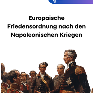 Lernheft „Europäische Friedensordnung nach den Napoleonischen Kriegen“