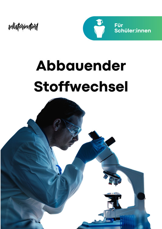 Lernheft "Abbauender Stoffwechsel | Biologie Lehrplan"