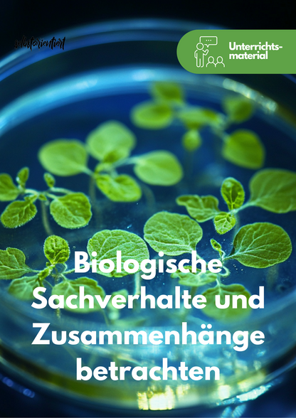 Biologische Sachverhalte und Zusammenhänge betrachten, kommunizieren und bewerten