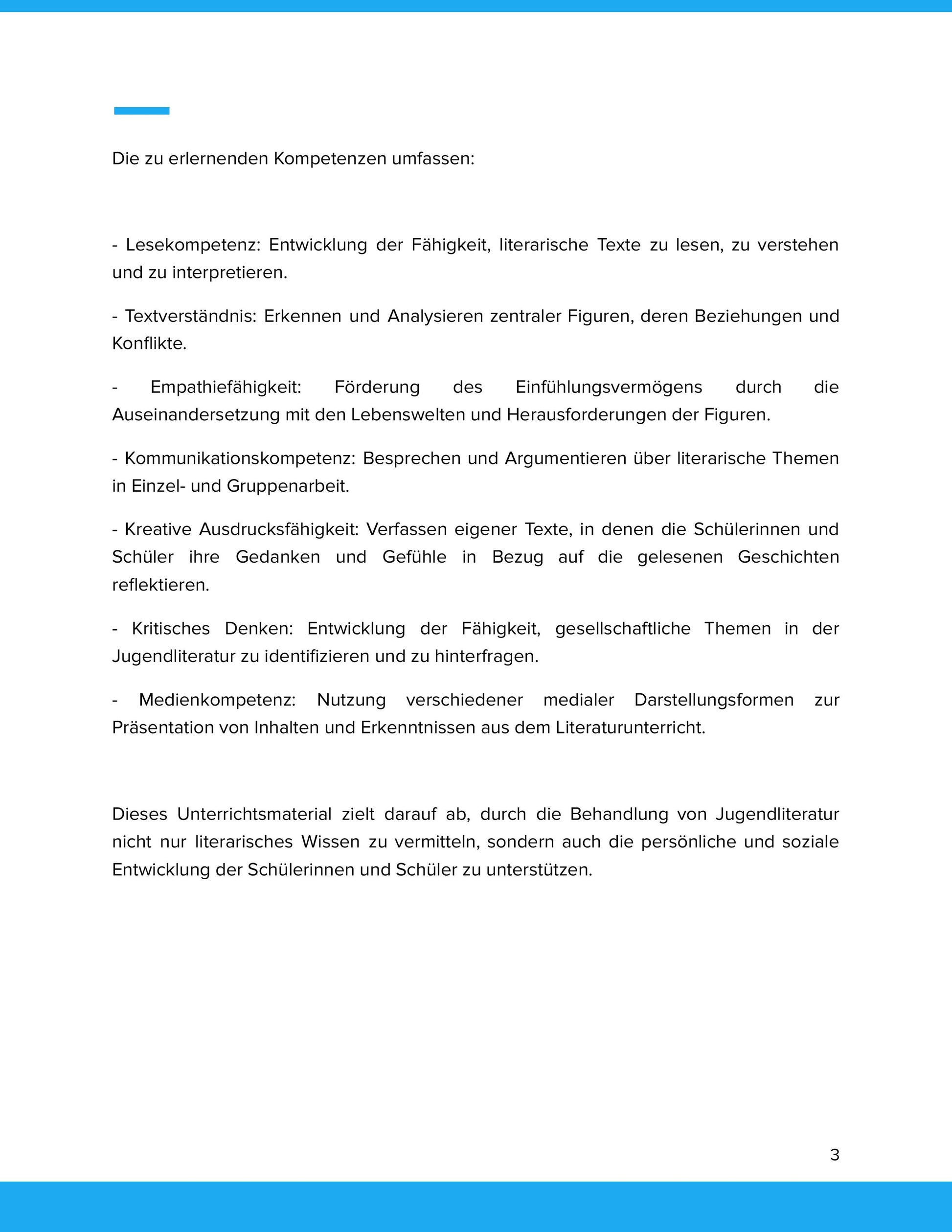 Jugendliteratur im Fokus – Figuren, Konflikte und Themen der Lebenswelt