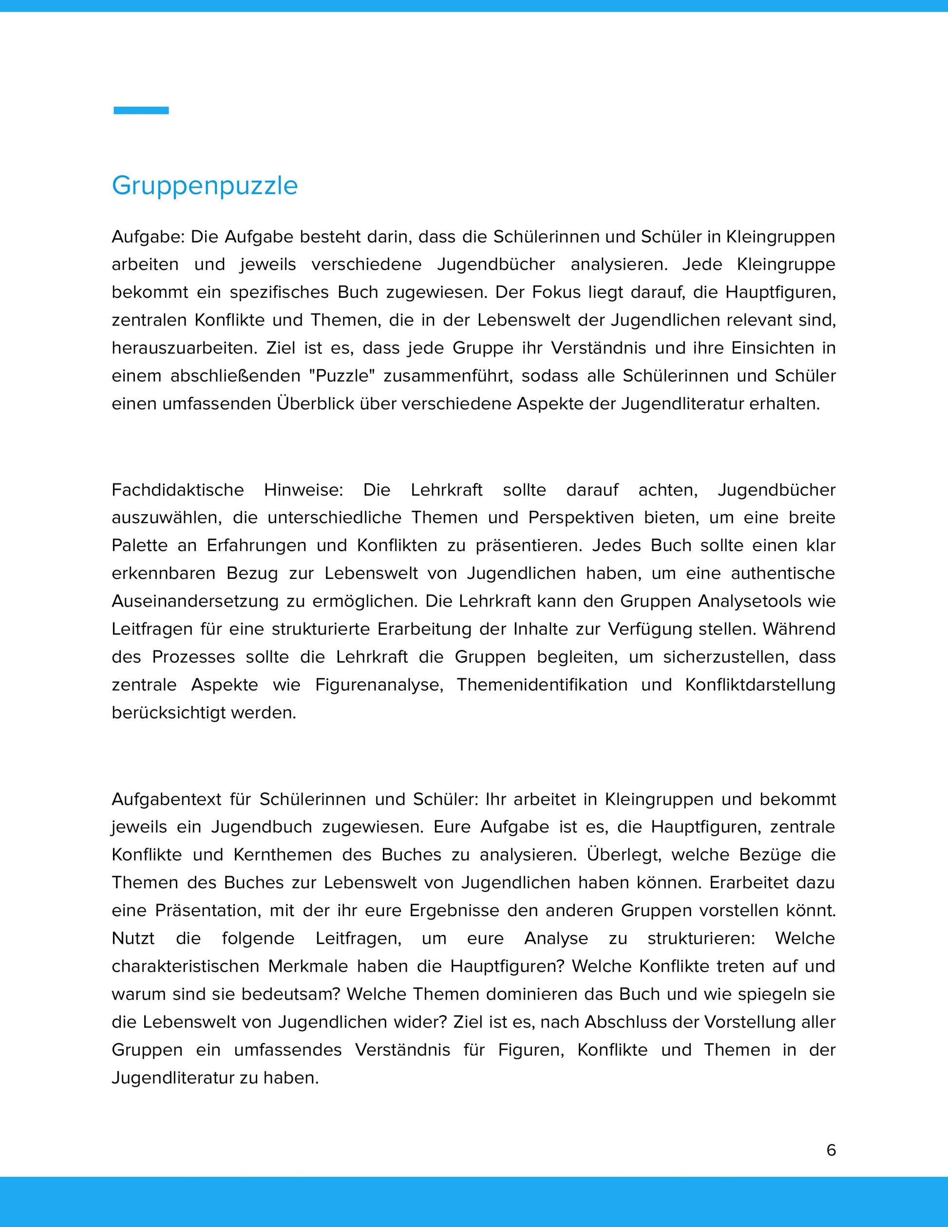 Jugendliteratur im Fokus – Figuren, Konflikte und Themen der Lebenswelt