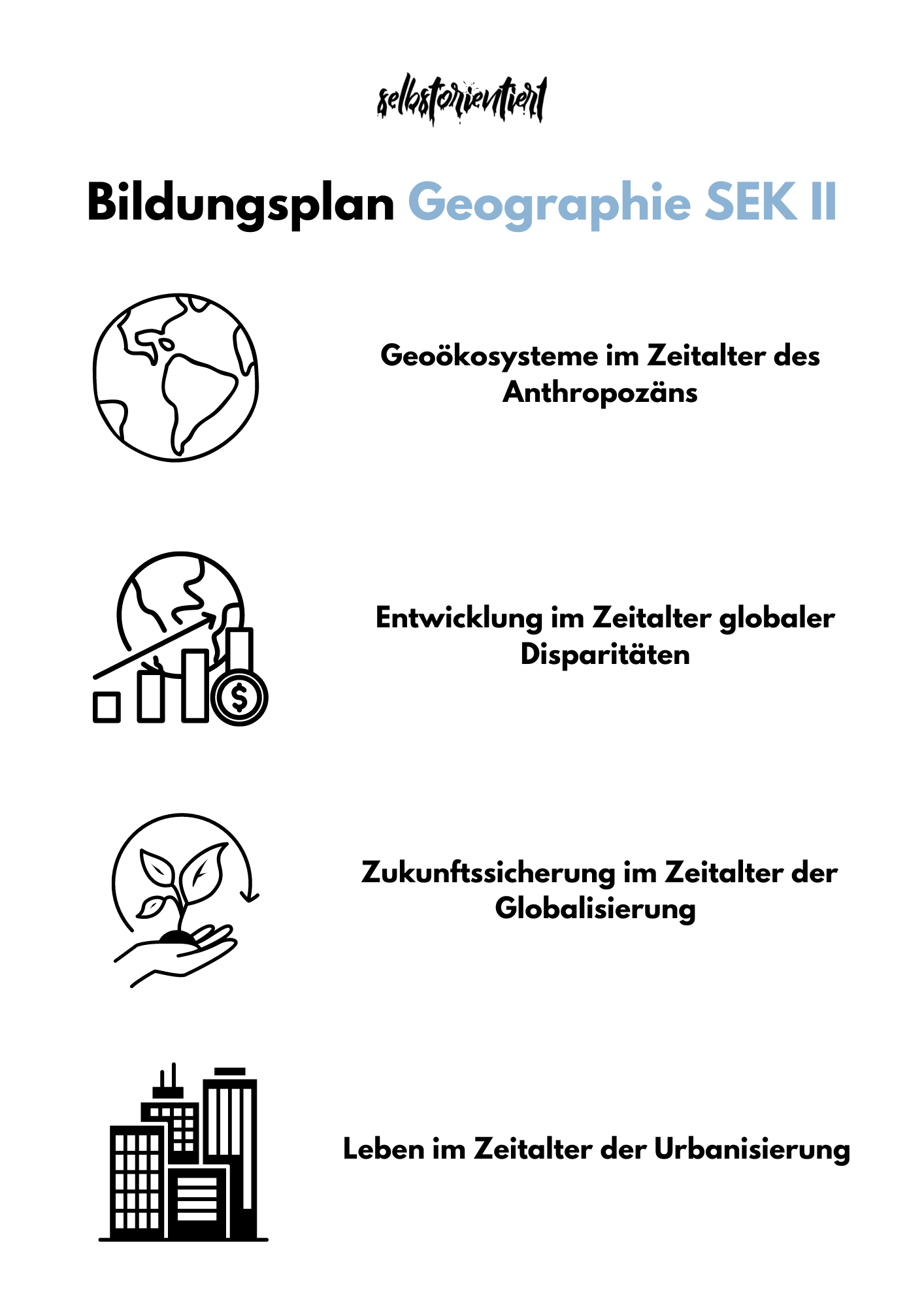 Bildungsplan Geographie in der Studienstufe - Hamburg