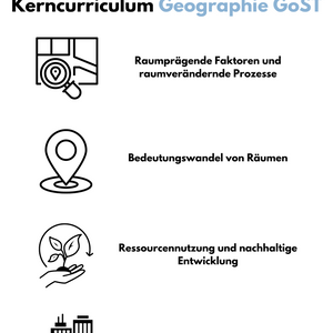 Kerncurriculum Erdkunde in der GoST - Lehrplan Niedersachsen