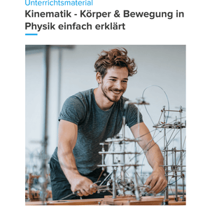 Kinematik – Körper & Bewegung in Physik einfach erklärt – Physikunterricht SEK I
