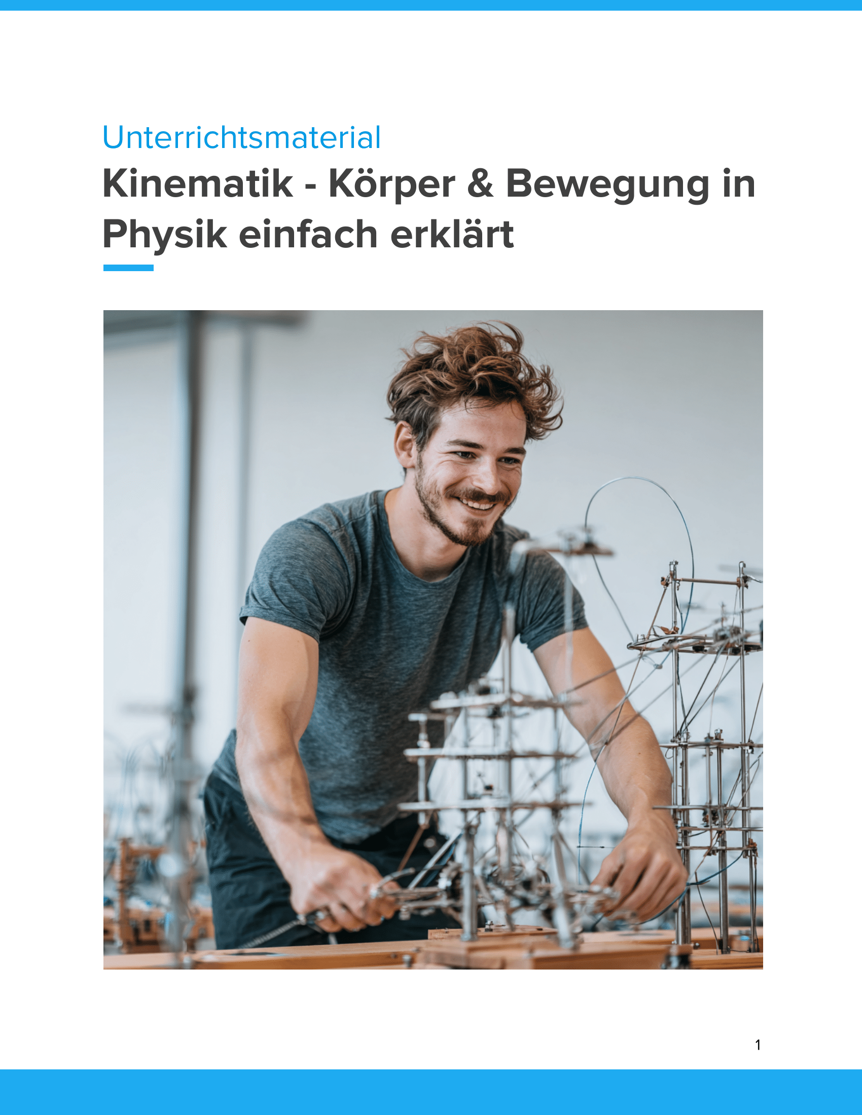 Kinematik – Körper & Bewegung in Physik einfach erklärt – Physikunterricht SEK I