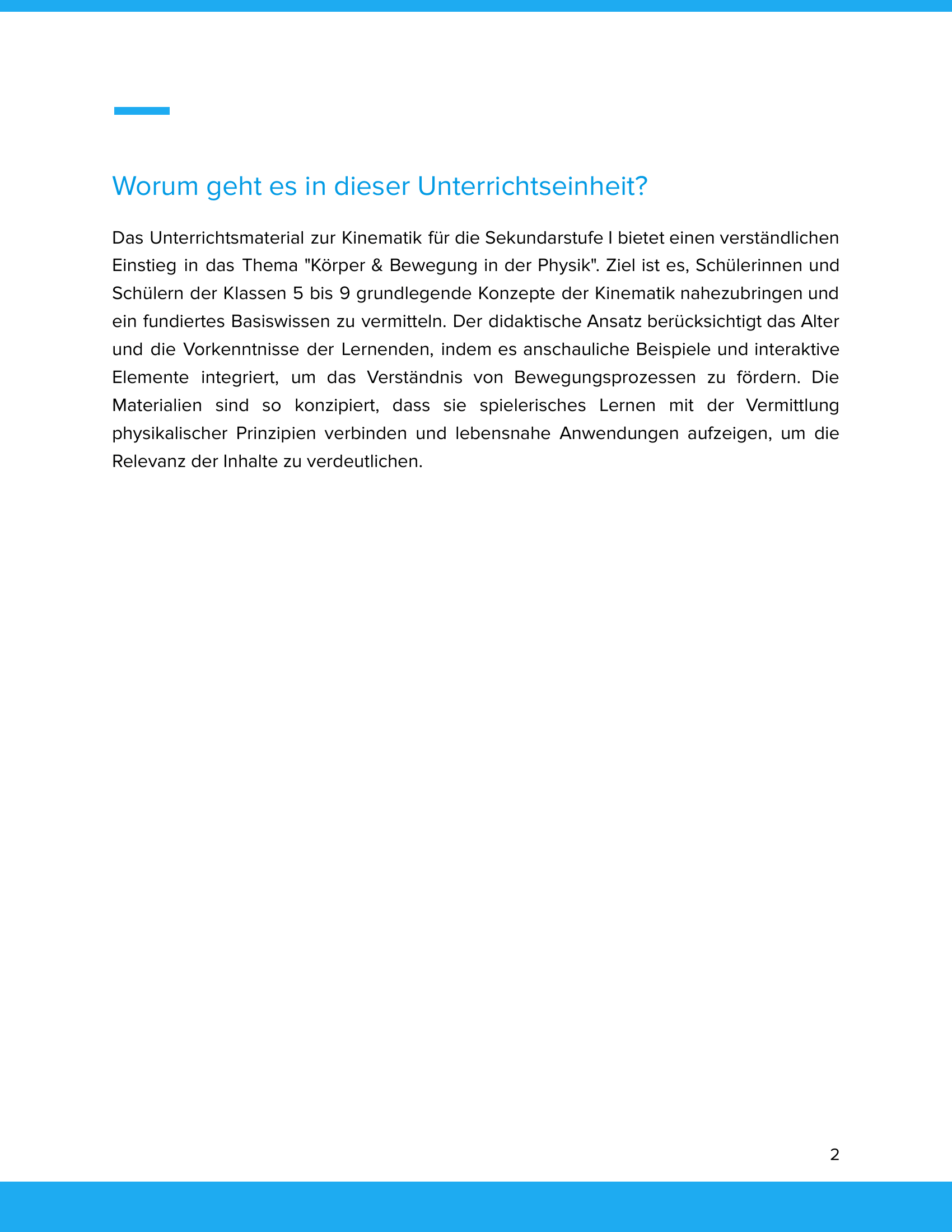 Kinematik – Körper & Bewegung in Physik einfach erklärt – Physikunterricht SEK I