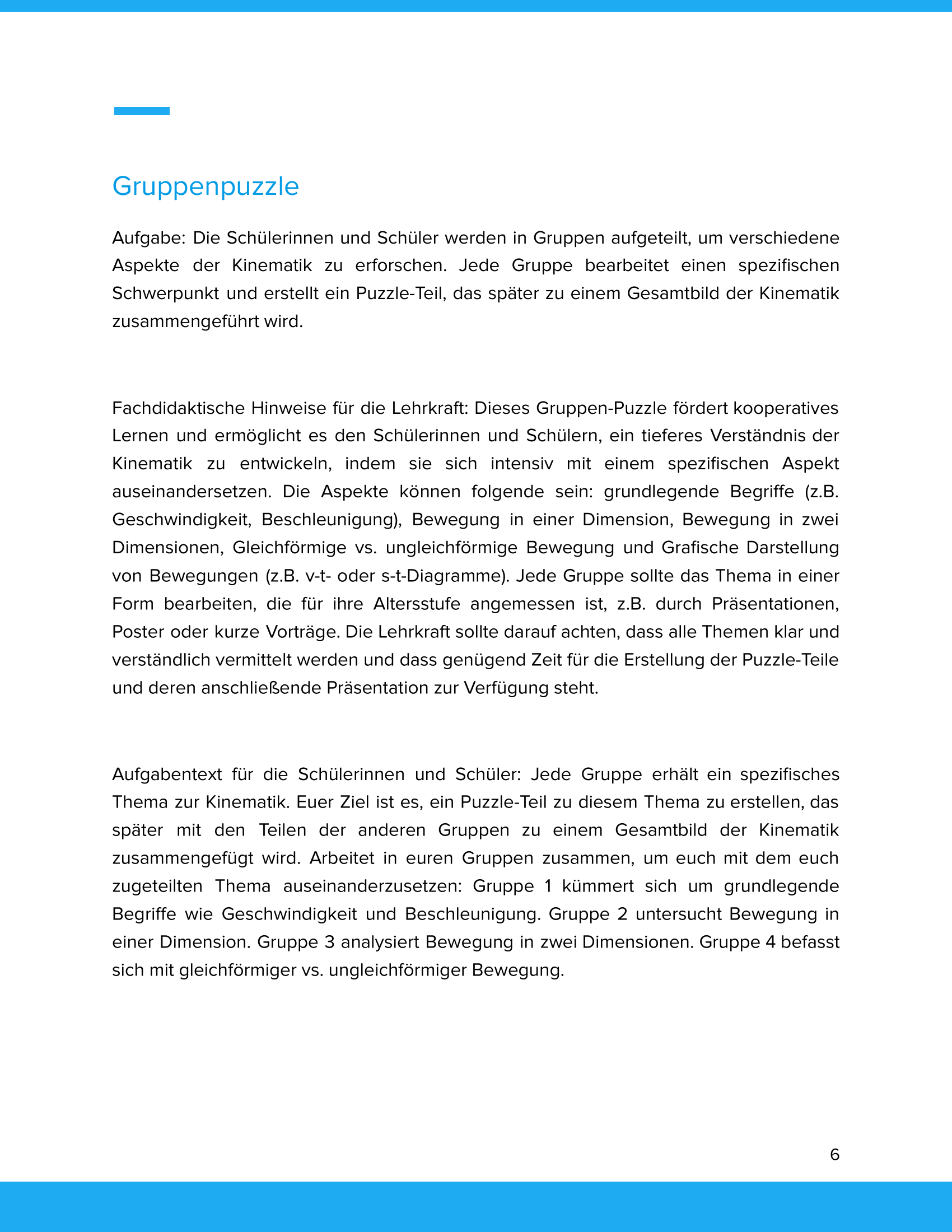 Kinematik – Körper & Bewegung in Physik einfach erklärt – Physikunterricht SEK I