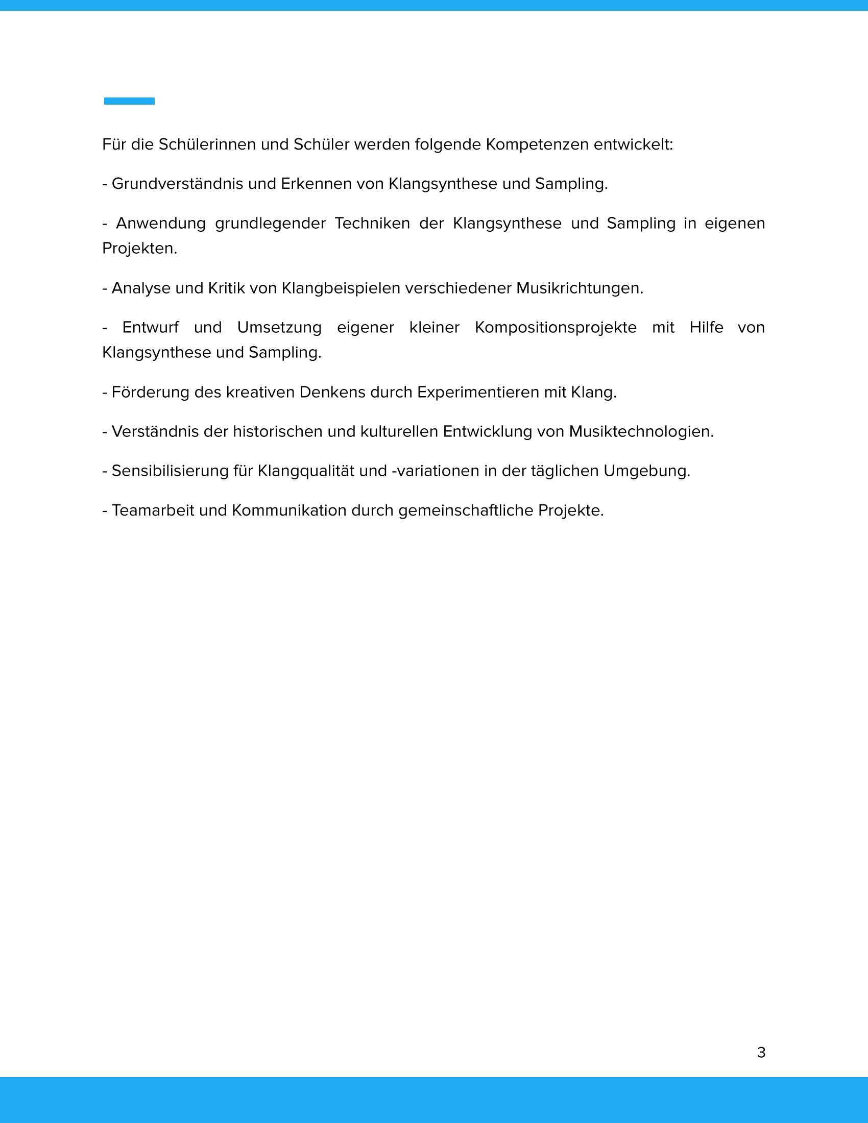 Klangsynthese & Sampling – Unterrichtsmaterial Musikproduktion Sekundarstufe