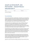 Das Marmorbild – Romantik, Sinnlichkeit & Moral | Deutsch-Klausur Sek II