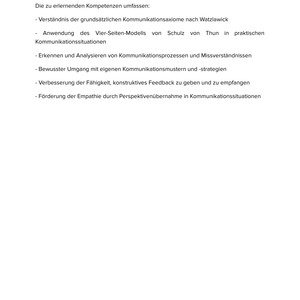 Kommunikation nach Watzlawick & Schulz von Thun | Unterrichtsmaterial Deutsch & Sozialwissenschaften SEK I