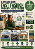 Konsumethik: Fast Fashion und Nachhaltigkeit – Ethik Unterrichtsmaterial (Sek I, Klasse 7–10)
