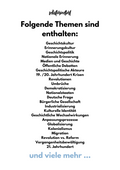Kerncurriculum Geschichte in der GoST - Niedersachsen