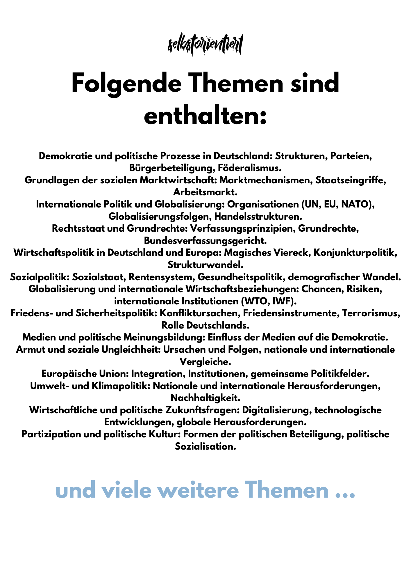 Kerncurriculum Politik-Wirtschaft in der GoST - Niedersachsen