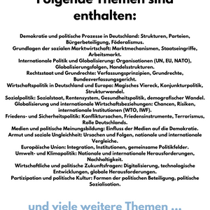 Kerncurriculum Politik-Wirtschaft in der GoST - Niedersachsen