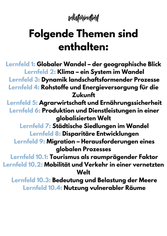 Lehrplan Erdkunde in der gymnasialen Oberstufe - Rheinland-Pfalz