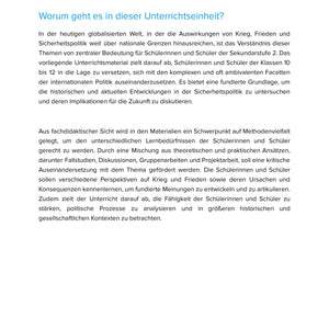 Krieg, Frieden & Sicherheitspolitik im 21. Jahrhundert – Globalpolitik verstehen