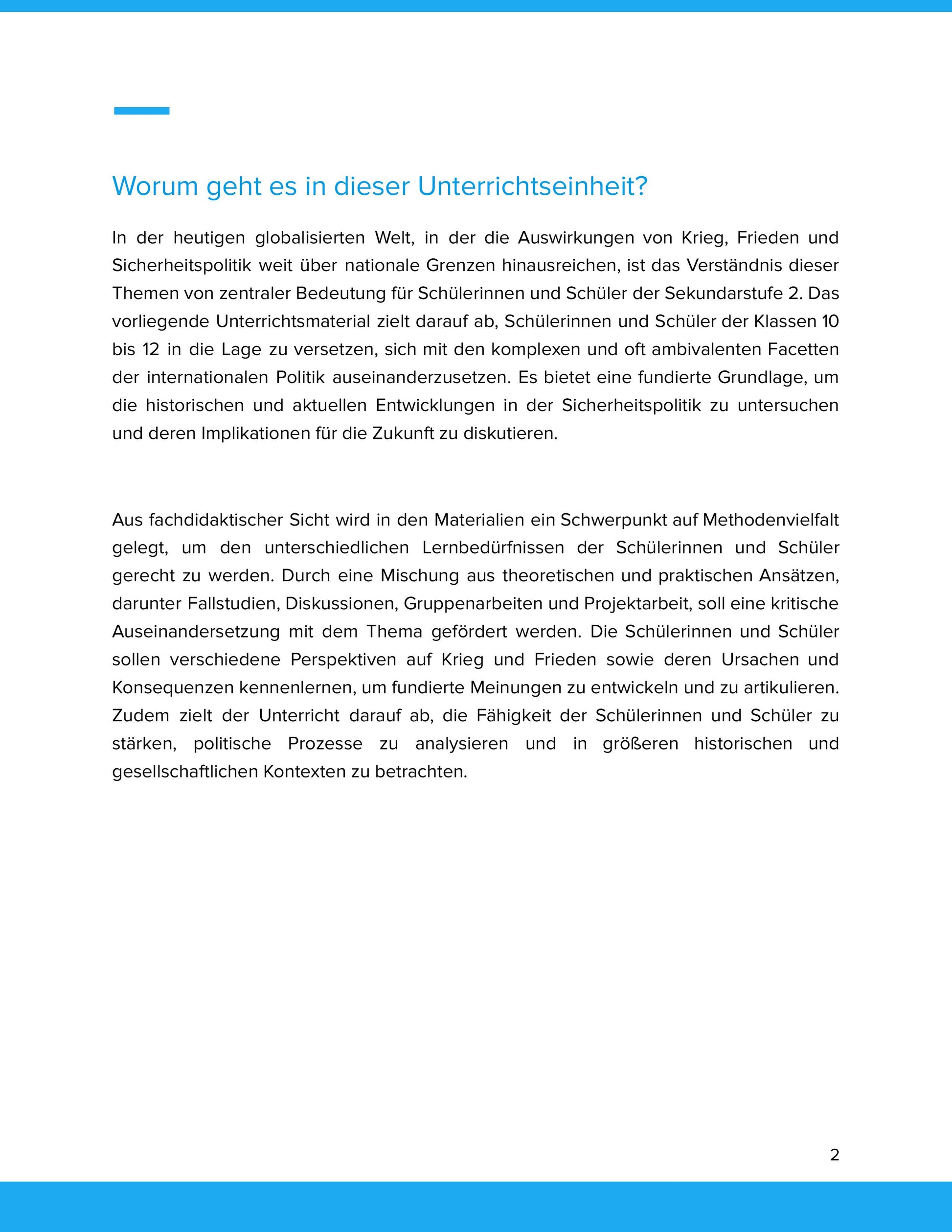 Krieg, Frieden & Sicherheitspolitik im 21. Jahrhundert – Globalpolitik verstehen
