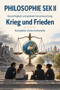 Gerechtigkeit, globale Verantwortung, Krieg und Frieden | komplette Unterrichtsreihe Philosophie Sek II