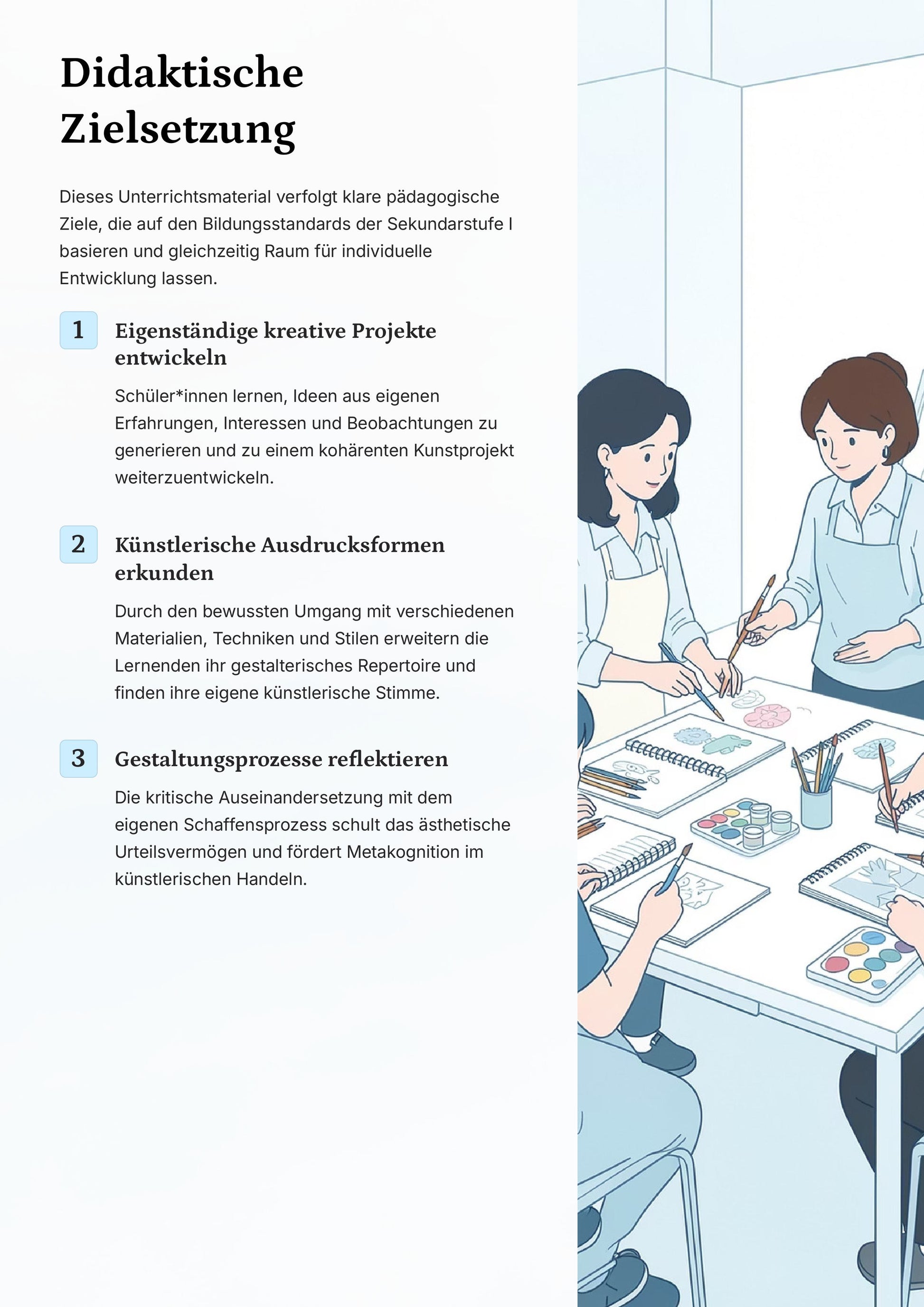 Kunstunterricht auf neuem Level – ein vollständiges Sommerprojekt von Idee bis Präsentation