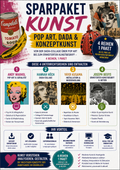 Sparpaket Kunst – Pop Art, Dada & Konzeptkunst