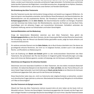Das Alte Testament der Bibel – Die wichtigsten Bibelstellen & Gleichnisse