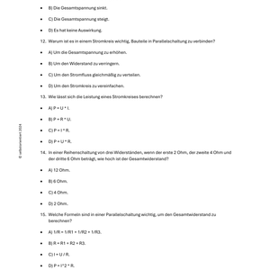 Reihen- und Parallelschaltung – Stromkreise verstehen - Unterrichtsmaterial SEK I