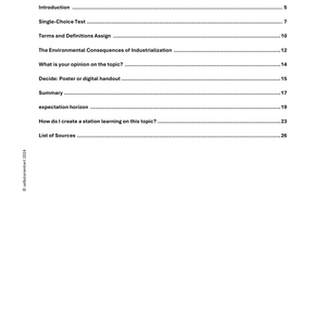 Industrialization - Teaching Manual & Worksheets