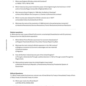 Teaching Series: The History of the United Kingdom