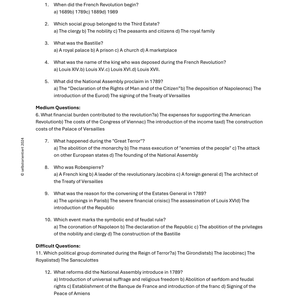 French Revolution - Teaching Series in History