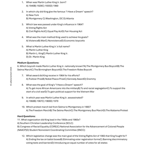 The Legacy of Martin Luther King Jr. - Teaching Series