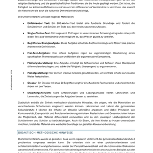 Was passierte am Karfreitag mit Jesus? - Unterrichtsreihe SEK I