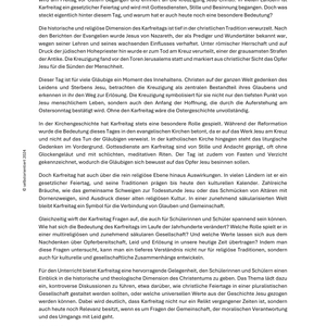 Was passierte am Karfreitag mit Jesus? - Unterrichtsreihe SEK I