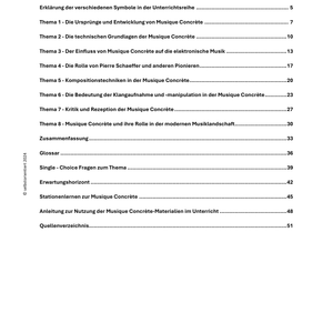 Musique Concrète - Unterrichtsreihe | Musik