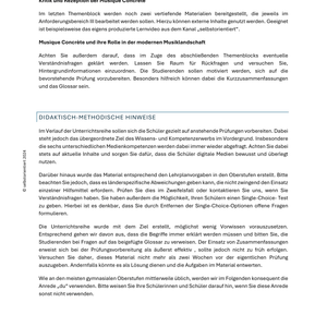 Musique Concrète - Unterrichtsreihe | Musik