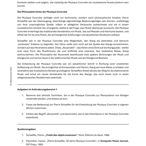 Musique Concrète - Unterrichtsreihe | Musik