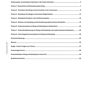 DJing und Sampling in der Musik - Unterrichtsmaterial