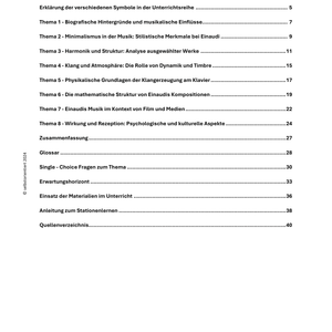 Ludovico Einaudis Musik verständlich erklärt - Unterrichtsreihe