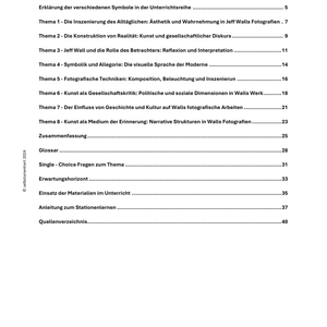 Sparpaket XXL: Jeff Wall | Fotografie‑ und Kunstunterricht | Unterrichtsmaterial